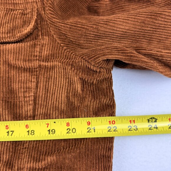 Me Jane Women's Faux Fur Lined Zip/Snap Button Brown Corduroy Jacket Size XL NWT - Picture 9 of 10